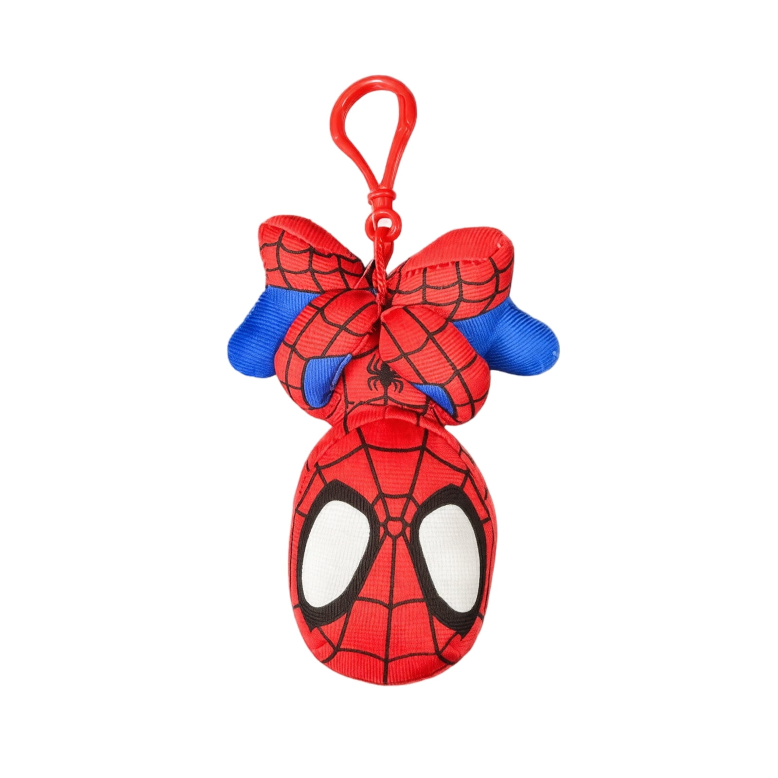 Spiderhero Plush Keychain Collection - Spider Verse Character Soft Stuffed Bag Hanging Accessories,Superhero Theme Mini Doll Gift