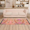 thumbnail image 2 of Yayeee Runner Rug for Bedroom 2'x6' Machine Washable Hallway Non Slip Mat, Abstract Pink Flowers, 2 of 8