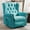 Teal, variant on MEETWARM Power Swivel Rocking Glider Recliner Chair with Heat and Vibration, Electric Rocker Nursery Reclining Chair, Wingback Tufted Upholstered Recliner for Living Room, Type-C & USB Ports (Blue)