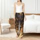 thumbnail image 4 of Balery Cool Black Gold Dragon Pantalones de pijama para mujer, pijamas ultraligeros, pantalones de estar por casa-X-Large, 4 of 6