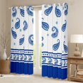thumbnail image 2 of Castle Fairy Bohemian Paisley Curtains Pack of 2 (42x84 Each),Flower Curtains Blackout, 2 of 6