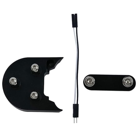 Scooter Gasket Set Foot Support Spacer Bracket with Screws Accessories Mudguard Support Replacement Parts for black
