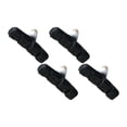 thumbnail image 4 of Almencla 4 Pieces Brake Pads Enhance Safe High Performance Sturdy Cycling Accessories V Type Black, 4 of 8