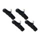 thumbnail image 4 of 4 pastillas de freno resistentes para bicicleta, repuesto de aleación de aluminio. V tipo negro, 4 of 9