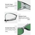thumbnail image 5 of TINHAO Fit Over Wrap Around Sunglasses for Men Women with Hard Case, Polarized UV400 Wear Over Prescription Glasses, 5 of 6