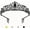 Black, variant on Silver Wedding Crystal Tiaras with Combs for Women Elegant Bridal Crowns Princess Headpieces for Prom Pageant Party