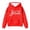 A1@Red1462, variant on Wxolcjlv Little Girls Cross Print Fleece Hooded Sweatshirt Front Pocket Long Sleeve Casual Pullover Top, Sizes 4-14