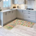 thumbnail image 2 of Happy Easter Rabbits Kitchen Mats Set of 2, Spring Easter Holiday Party Kitchen Rugs and Door Mats, Non-Slip Absorbent Floor Mat Seasonal Flower Kitchen Decorative 17x29 and 17x47 Inch AKM029, 2 of 6