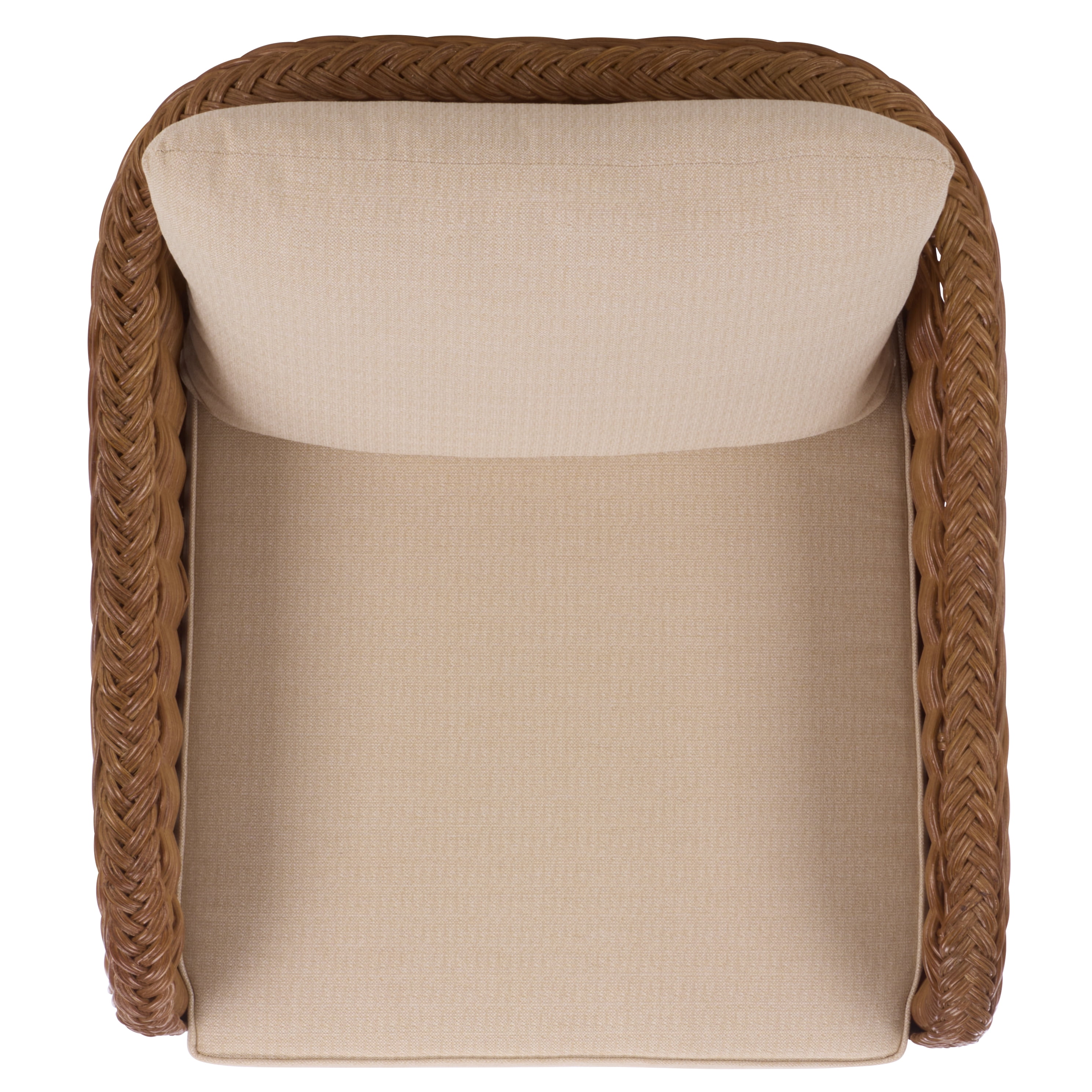 Safavieh Couture Nikolina Rattan Modern Accent Chair, Natural/Beige