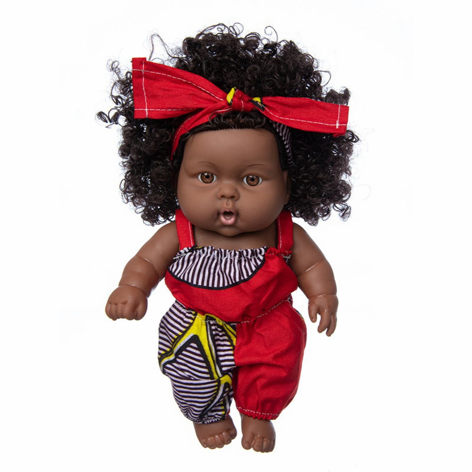 Toys for Kids 8 Inch Black African DollBlack Girls Doll AfricanGirl