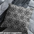 thumbnail image 2 of jejeloiu Vintage Damask Jacquard Fabric by the Yard 1 Yard,Gothic Spooky Skeleton Home Decor Fabric by the Yard,Gray Victorian Flower Sewing Fabric For Chidren,Super Cozy Room Decoration, 2 of 6