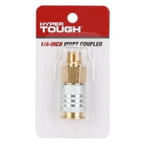 Hyper Tough 1/4-inch MNPT Universal Air Line Coupler, Model Number 13-513HT