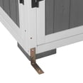 thumbnail image 3 of 5.5x4.1FT Outdoor Wood Storage Shed, Garden Tool Cabinet with Waterproof Asphalt Roof and 7 Different-size Compartments, Hooks Storage Shed with 4 Lockable Doors, 3 of 5
