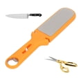 thumbnail image 4 of DOUBLE SIDED KNIFE SHARPENER MULTIFUNCTION PORTABLE SHARPENING STONE KITCHEN CAMPING, 4 of 7