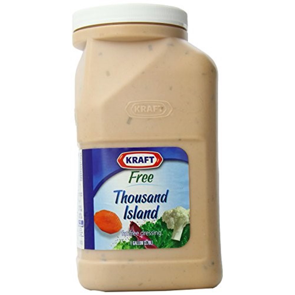 Kraft Brand Dressing Thousand Island FatFree Liquid, 128 Ounce