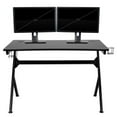 thumbnail image 4 of Bowery Hill Gaming Desk and Racing Reclining Chair Set in Black and Gray, 4 of 12