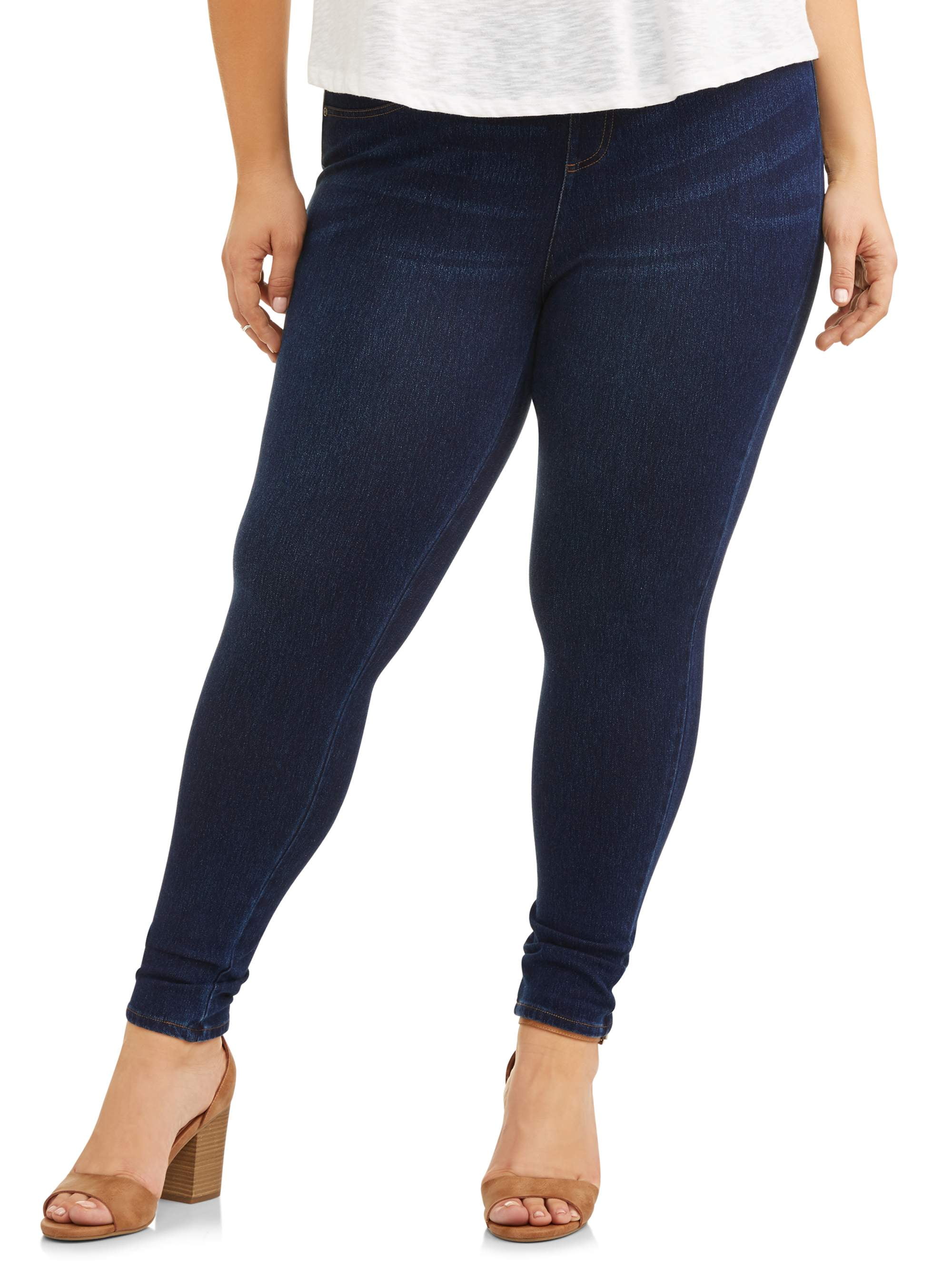 Terra & Sky Women's Plus Size Full Length Super Soft Jegging - Walmart.com