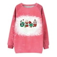 thumbnail image 4 of IROINNID Christmas Sweatshirts for Women Loose Crewneck Pullover Shirts Blouse Christmas Sweatshirt Tops,Red, 4 of 4