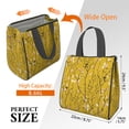 thumbnail image 2 of Small Womens Lunch Bag Floral Portable Soft Cooler Bags Reusable Lunch Bag for Women Work Picnic Insulated Traveling Lunch Box with Silver Insulated Interior Lining and Storage Pocket, 2 of 3