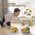 thumbnail image 2 of Transform Truck Robot 5 In 1 Stem Assembly Engineering Truck Kids Take Apart Fun Toy Vehicles Birthday Gift, 2 of 5