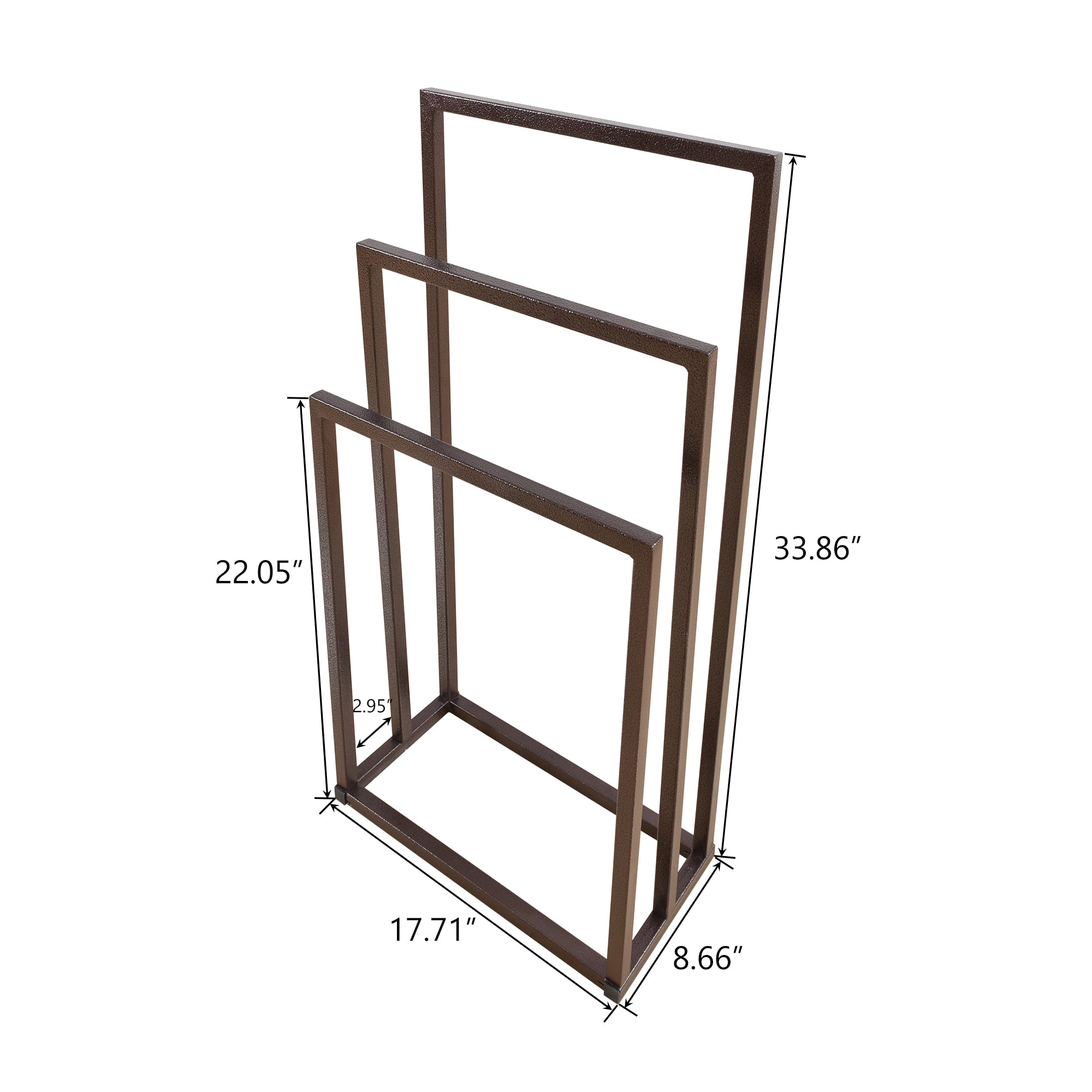 Kepooman Wall Mounted Clothes Hanger with Swing Arm Holder Valet Hook Metal Hanging Drying Rack Space Saver for Closet Organizer, Bathroom, Bedroom, Laundry Room 3 Pack, Brown Kepooman Wall Mounted Clothes Hanger with Swing Arm Holder Valet Hook Metal Hanging Drying Rack Space Saver for Closet Organizer, Bathroom, Bedroom, Laundry Room 3 Pack, Brown
