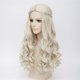 thumbnail image 2 of QNPQYX- Nuevas pelucas de cosplay de Alicia en el pa&iacute;s de las maravillas 2 para mujer, con espejo en la reina blanca, peluca rubia larga y ondulada, 2 of 6