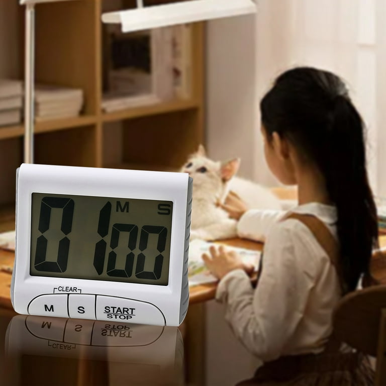 Kitchen Timers Baking Big Digital Timer Reminder Learning Stopwatch Alarm  Reminder Tool Game Timer For Cooking