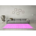 thumbnail image 3 of Ahgly Company Indoor Rectangle Solid Purple Modern Area Rugs, 6' x 9', 3 of 4