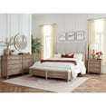 thumbnail image 3 of Higgins Street King Upholstered Wood Bed in Brown by Pulaski Furniture, 3 of 8