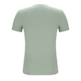 thumbnail image 5 of Byworldtasic V Neck Slim Fitted T Shirts for Women Basic Solid Color Short Sleeve Layering Tee Tops, 5 of 6