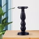 thumbnail image 4 of 2 Candelabros de Hierro Negro, Candelabro de Pilar Simple, Chimenea, Decoración Del Hogar Macarena candelabro, 4 of 7