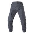 thumbnail image 2 of RXIRUCGD Pantalon de Travail Décontracté pour Homme, Mode, Uni, Multiples Poches, Séchage Rapide, Pantalon à Fermeture Éclair, Gris, Taille : 3TG, 2 of 4