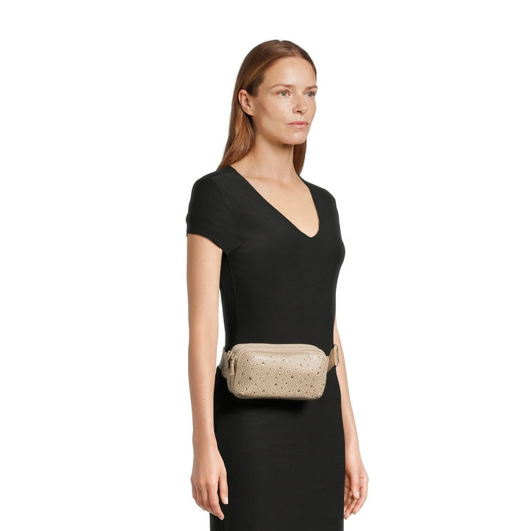 Madden NYC Crystal Camera Fannypack Khaki Walmart
