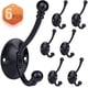 thumbnail image 2 of Ganchos para abrigos, paquete de 6 ganchos de pared, ganchos para toallas, ganchos de metal para abrigos con tornillos para dormitorio, abrigos, sombreros, baño, cocina, 2 of 6