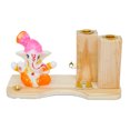 thumbnail image 1 of StatueStudio Ganesha Idol For Home Décor With Wooden Base Pen Holder Stand For Table Home Showpiece, 1 of 8