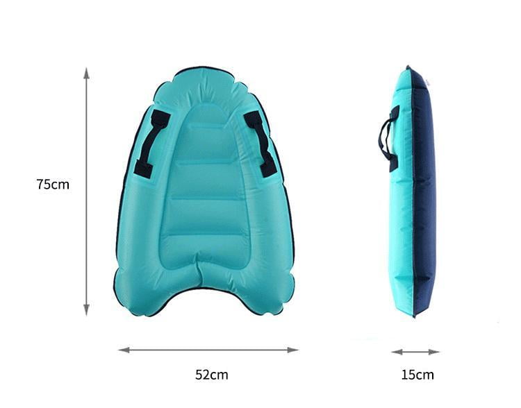 Buy Inflatable Bodyboard for Kids,Beach Float with Handles Portable Inflatable Surfboard