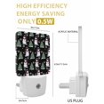 thumbnail image 3 of Christmas Night Lights Auto Sensor Cute Snowman Plug-in LED Nightlights Dusk to Dawn for Living Room, Bedroom, Bathroom, Hallway, Stairways Wall Decor, Christmas Tree Snowflake Black Night Light, 3 of 9