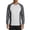 Gray, variant on Men's Athletic Tops Long Sleeve Crew Neck Color-Blocking Relaxed Lightweight Soft Comfortable Basketball Track T-Shirt