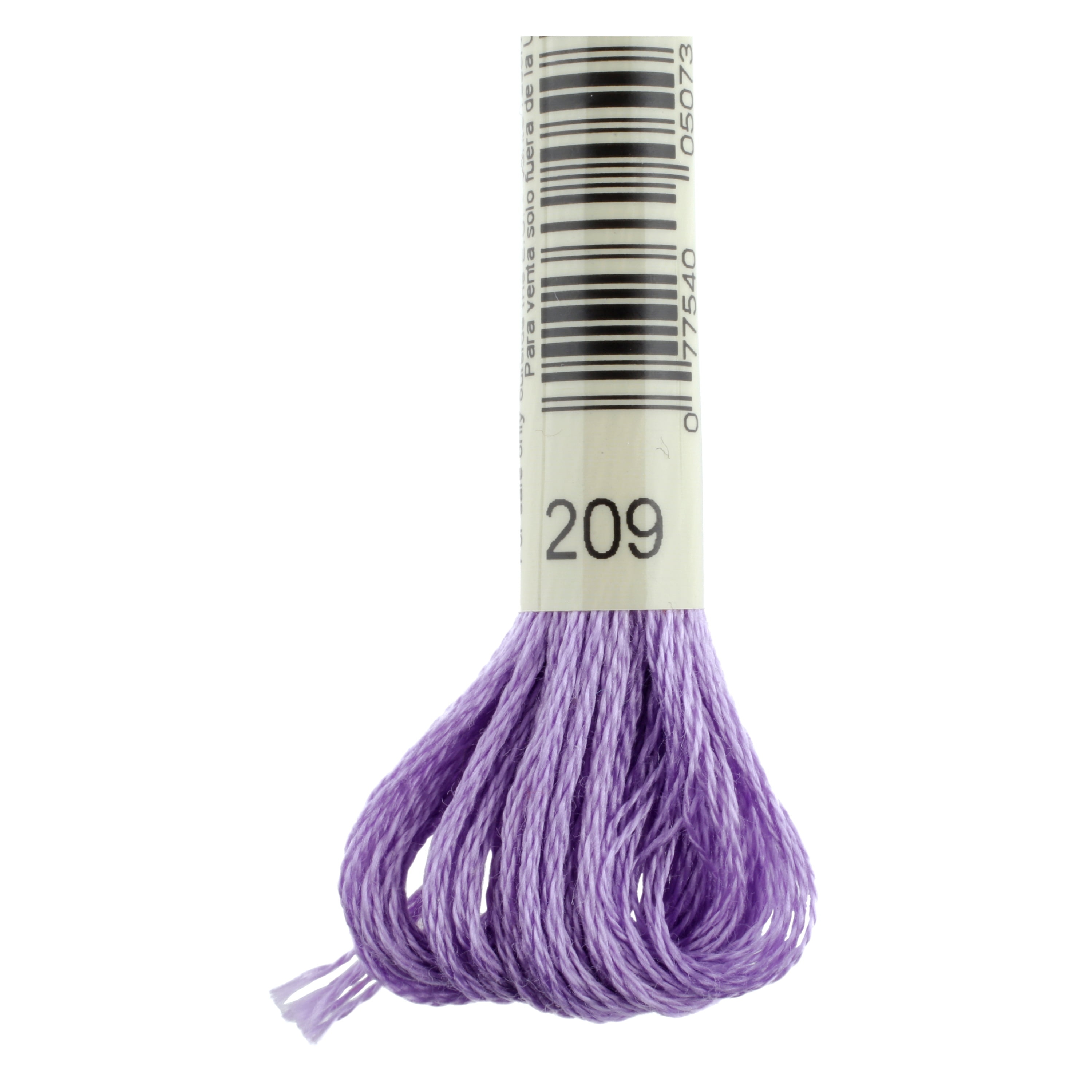 (2 pack) DMC Mouline 117-209 Six-Strand Embroidery Floss, Dark Lavender, 8.7 yd