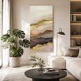 thumbnail image 2 of Canvas Wall Art, Marble Brown Gold Framed Canvas Prints for Living Room Hallway, Abstract Watercolor Geometric Rock Oversized Gallery Wrapped Wall Decor for Home Office, Gifts, 30"x60" Ship Next Day, 2 of 9