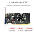 thumbnail image 2 of Tarjeta gráfica QTHREE NVIDIA GT 710 2GB DRR3 VGA/HDMI, 2 of 6