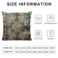 thumbnail image 5 of RUIYC Throw Pillow Cover Italian Pattern Tile Square Pillowcases Geometric Vintage Abstract Artwork Colorful Decorative Modern Cushion Cover Home Decor, 5 of 5