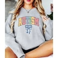 thumbnail image 3 of Autism Mama Sweatshirt for Women Colorful Checkered Autism Awareness Pullover Gray Sweatshirt Adult Medium, 3 of 4