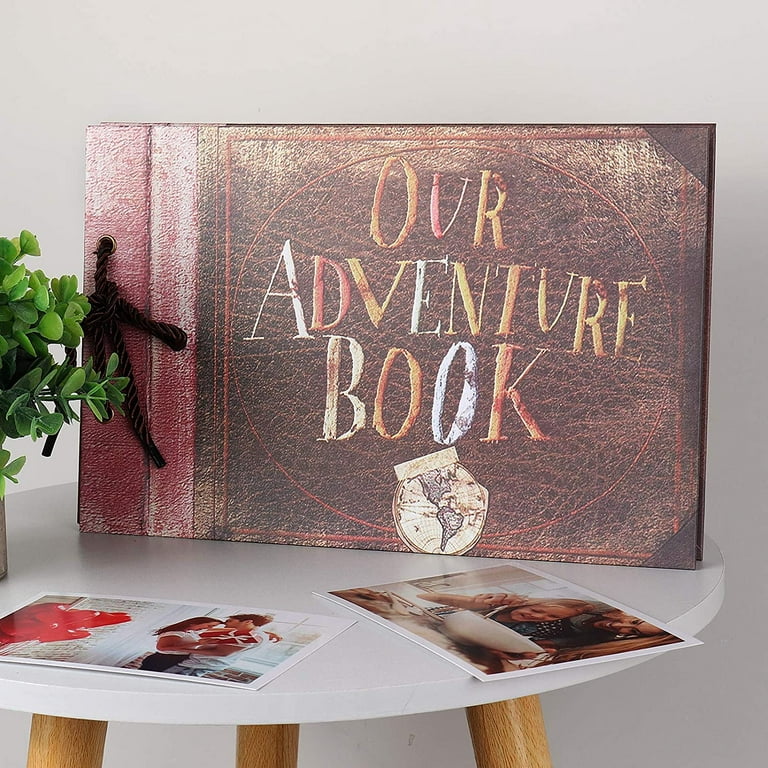 Our Adventure Book Scrapbook Album, Wedding Photo Album, 11.6 x