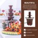 thumbnail image 2 of EeaseMX Máquina para hacer fondue en cascada con fuente de chocolate de 3 capas, 1 unidad, 2 of 8