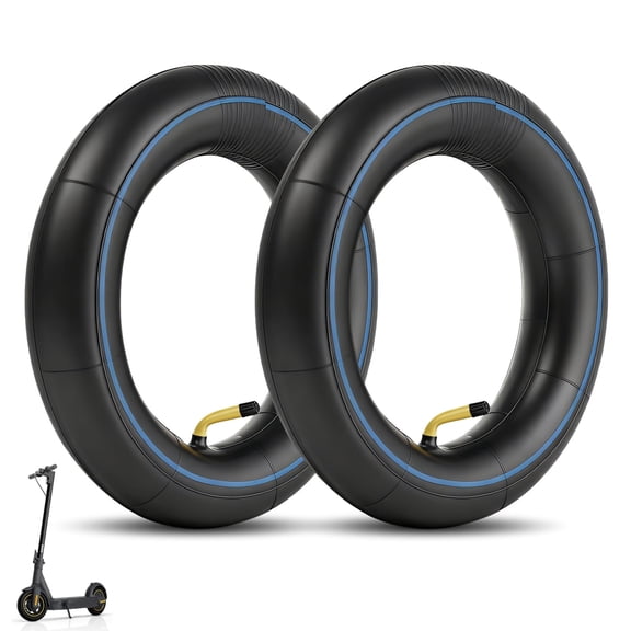 dykaae 2-Pack 10x2 10x2.125 Inner Tube Replacement, Electric Scooter Tire Replacement Wheels with 90° Valve for Self Balancing Electric Scooter E-Bike Tire Tube Tubes