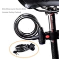 thumbnail image 4 of Dalazy Bike Cable Lock Sturdy Protective Fittings Wheel Stopping Device Bicycles Security Anti-theft Locks Cycling Accessory, 4 of 5