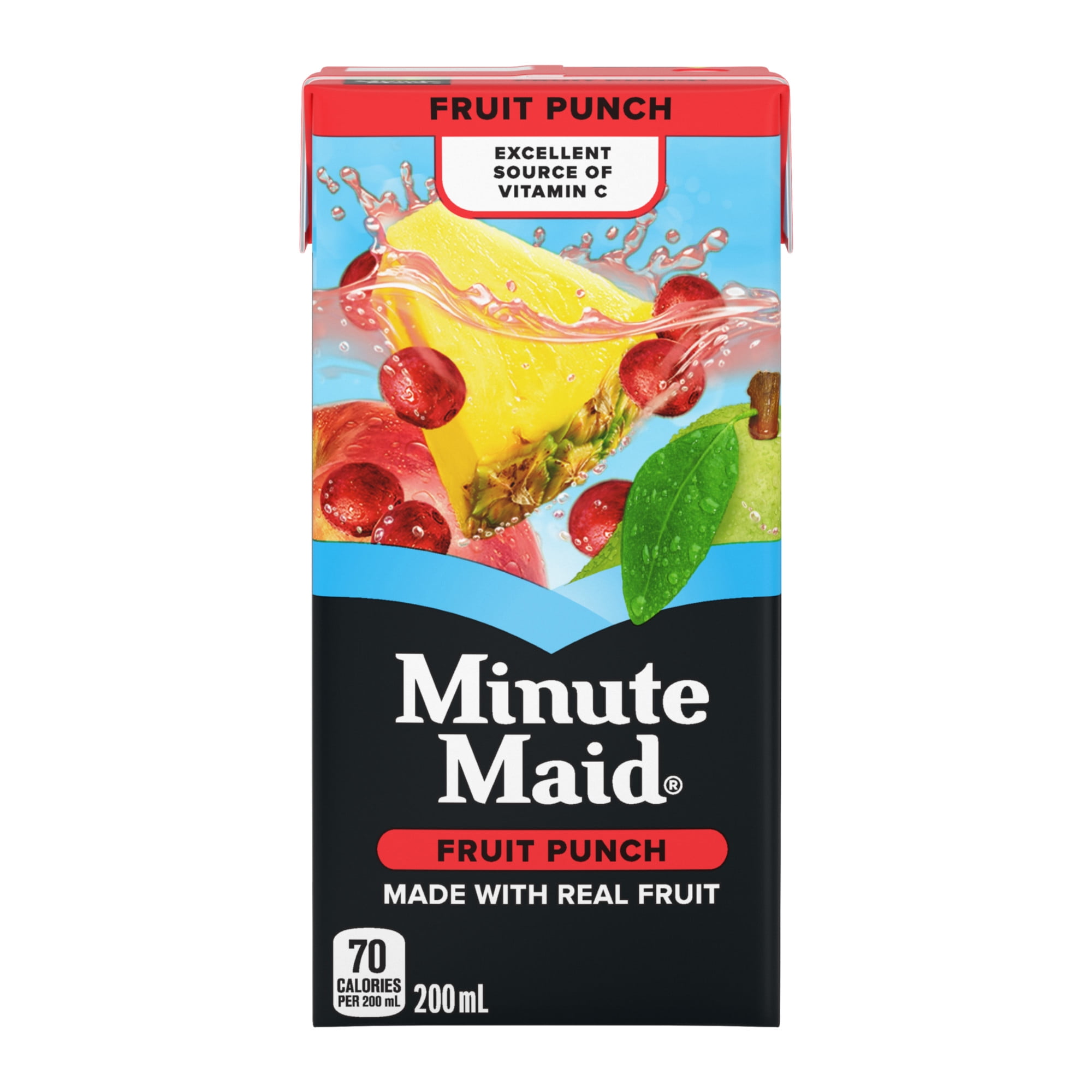 Minute Maid Fruit Punch Cartons, 200 mL, 8 Pack, 200 x mL