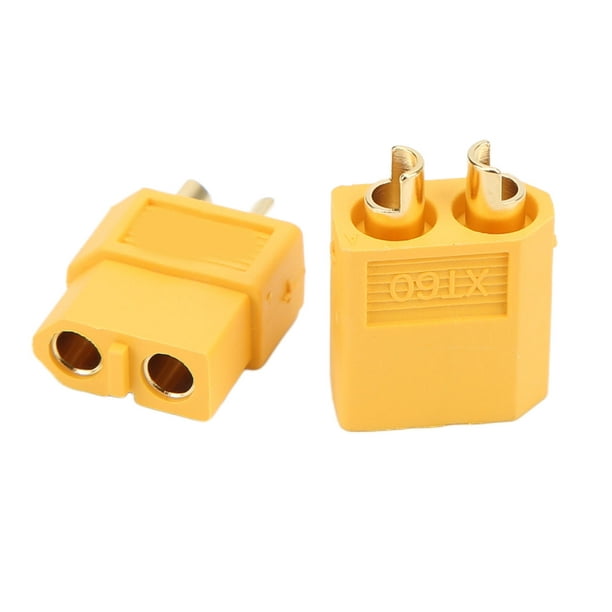 XT60 Connector Male-Female Pair, Yellow