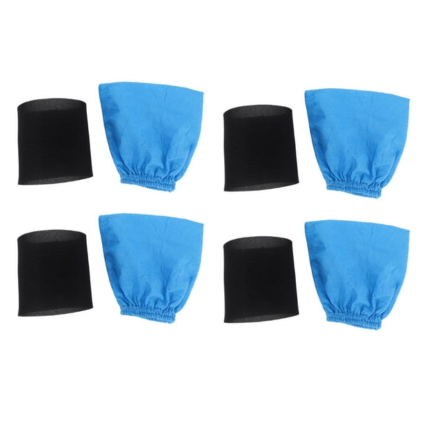 4X Bolsas de Filtro Textil Filtro de Espuma Húmeda Y Seca para Karcher MV1 WD1 WD2 WD3 Bolsa de Filtro para Aspiradora Piezas de Aspiradora